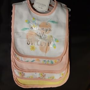 5 Pk Bibs- Girl